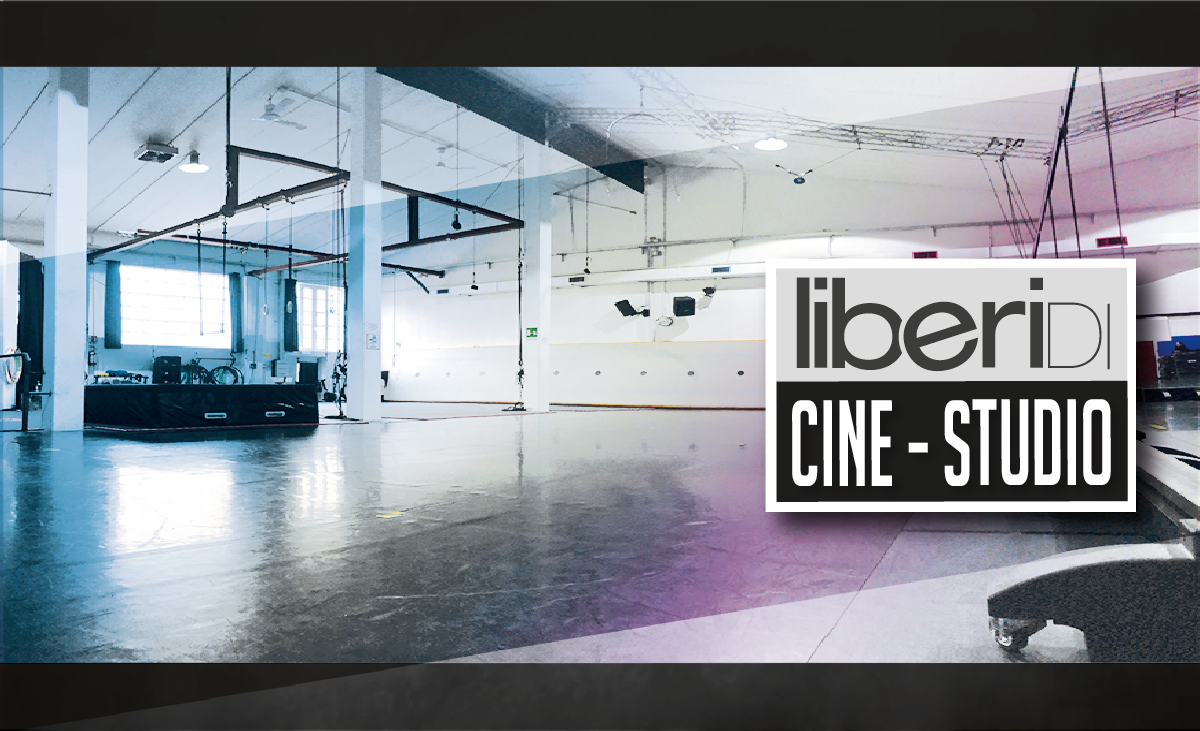 liberi Di...Cine-Studio, location multifunzionale, con servizio Rigger, controfigure e acrobati, utilizzato per produzioni televisive, video musicali, spot pubblicitari e molto altro.