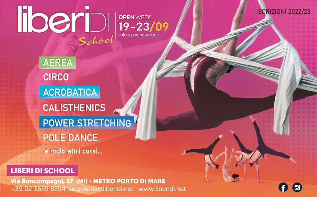 Liberi Di... School - Scuola di acrobatica e Arti Performative - corsi 2022/23