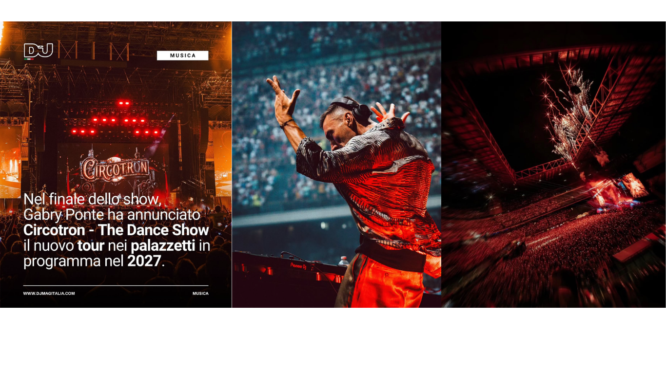 Gabry Ponte Concerto San Siro 2026 - Liberi Di... Physical Theatre